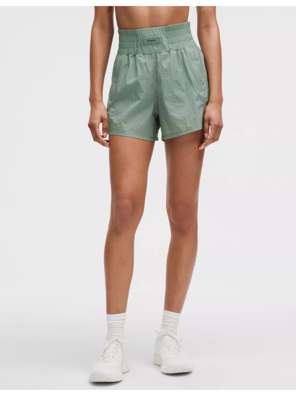Women’s lululemon athletica High-Rise Athletic Shorts, Size 4, Sage Green